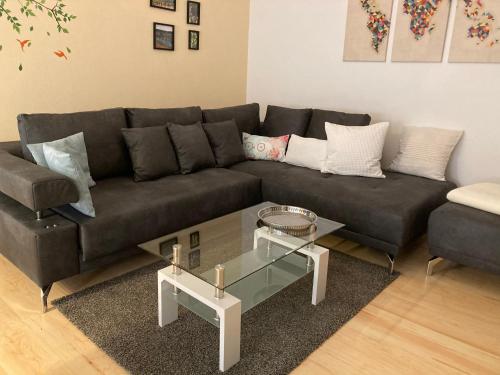 Χώρος καθιστικού στο Ferienwohnung Wittker