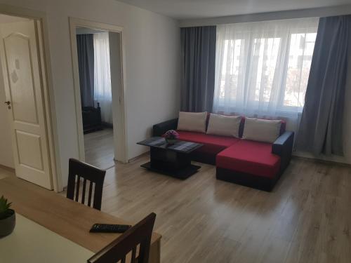 Χώρος καθιστικού στο Apartament 11 Central