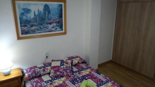 En eller flere senge i et værelse på Çò dera Piusa