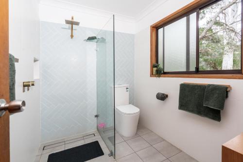 Ένα μπάνιο στο Kangaroo Valley Timber Cabin