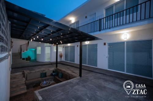 Patio nebo venkovní prostory v ubytování Casa Iztac