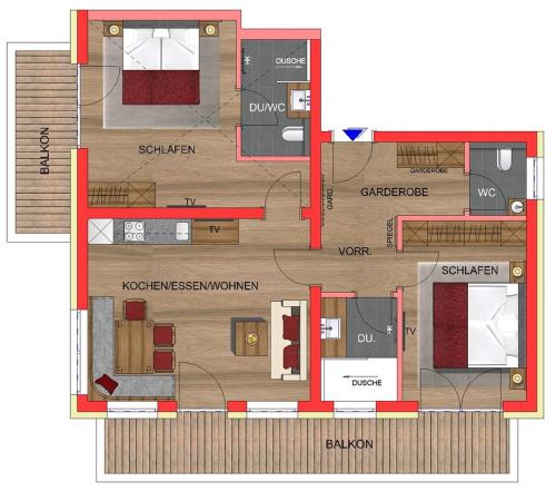 Plano de Anna Apartments