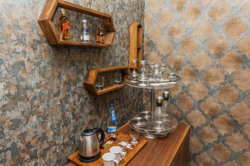 Set per la preparazione di tè e caffè presso Doğa Thermal Health & Spa