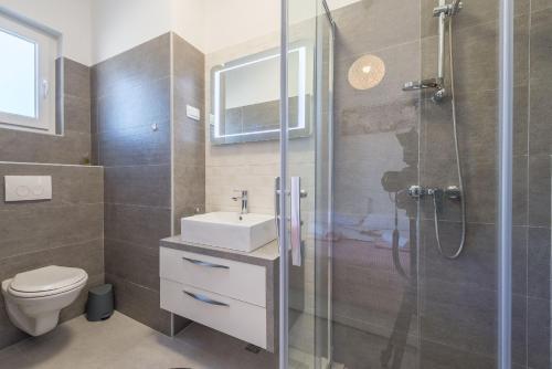 Koupelna v ubytování Villa Tara ZadarVillas