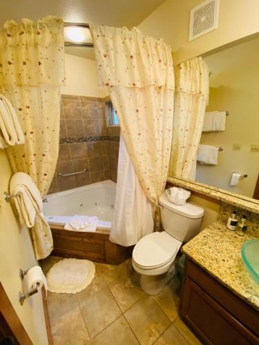 Bilik mandi di All Seasons Treehouse Village