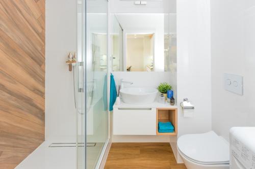 Kúpeľňa v ubytovaní Royal Manu Apartment NETFLIX