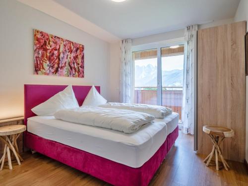 Posteľ alebo postele v izbe v ubytovaní Spacious Apartment in Gosau near Ski Area