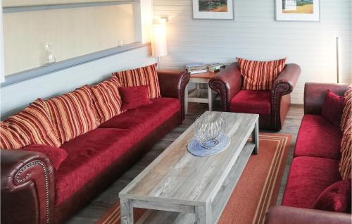 O zonă de relaxare la Ferienhaus 47 In Kirchheim