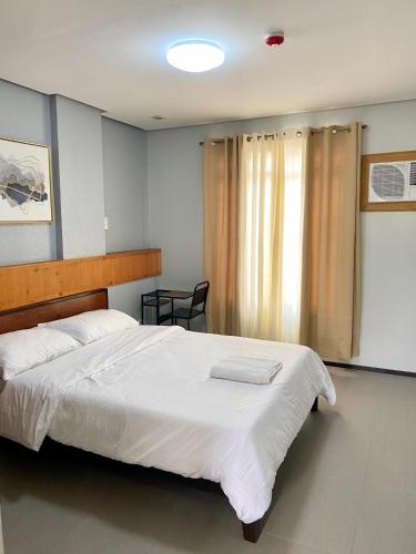 Ένα ή περισσότερα κρεβάτια σε δωμάτιο στο Philippa's Bed and Breakfast