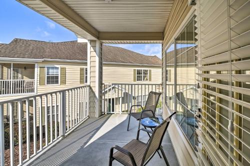 Myrtle Beach Pad with Screened Porch and Balcony!