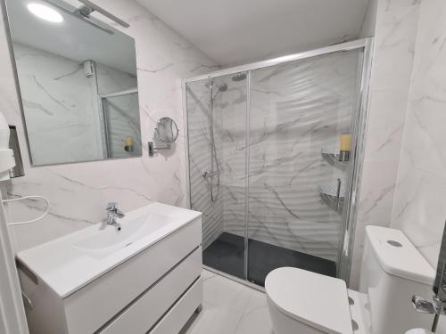 Koupelna v ubytování 104A Apartamento para 8 personas
