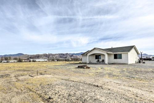 Sunny Pahrump Hideaway with Patio and Fire Pit!
