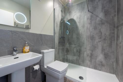 Rickerby Grange tesisinde bir banyo