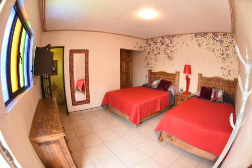 HOTEL CASA LIMONにあるベッド