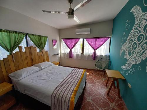 Postel nebo postele na pokoji v ubytování Bermejo Hostel