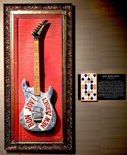 a picture of a guitar in a picture frame at Hard Rock Hotel & Casino Atlantic City in Atlantic City