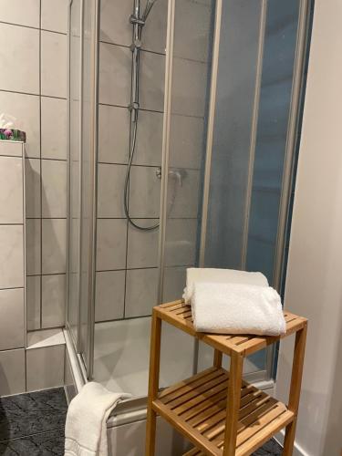 Haus Sonnenschein tesisinde bir banyo
