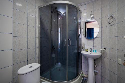 Koupelna v ubytování B&B Old Tbilisi