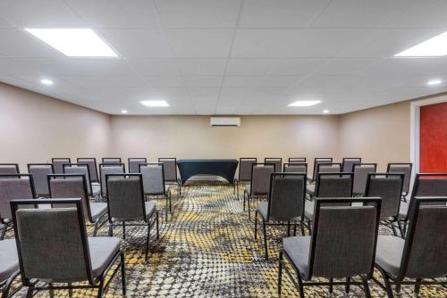 a room with a bunch of chairs in it at Wyndham Lancaster Resort and Convention Center in Lancaster