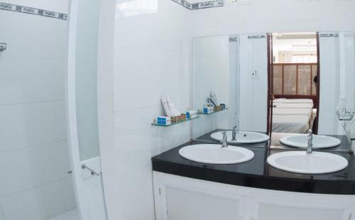 Phòng tắm tại Ho May Resort