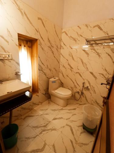 Koupelna v ubytování Hotel Royal Haveli