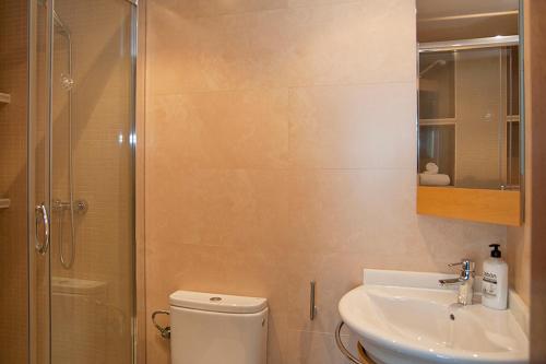 Koupelna v ubytování Apartamento Portobello