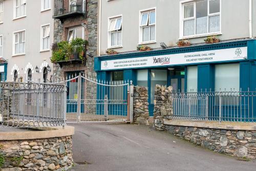 a building with a gate in front of it at Haven Suites - Killarney Self Catering in Killarney