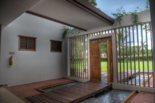 La Herencia Hotelにあるバルコニーまたはテラス