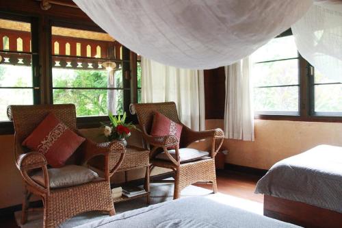Zona de estar de Mae Sa Valley Farm Stay Resort