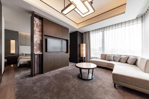 Coin salon dans l'établissement Solaria Nishitetsu Hotel Sapporo