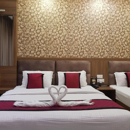 hotel s.s royalにあるベッド