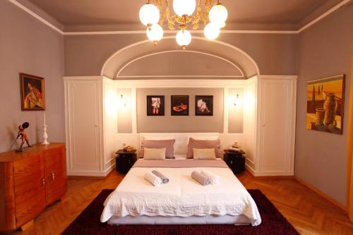 Postelja oz. postelje v sobi nastanitve Riva Waterfront Apartments