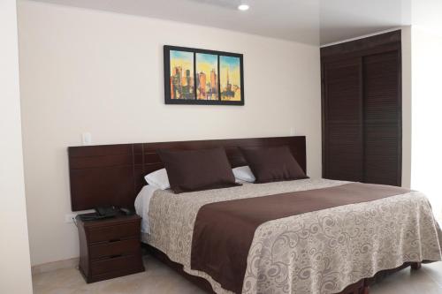 Cama o camas de una habitación en Hotel Castellana Group