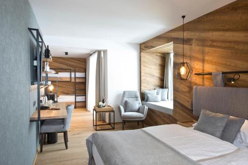 Voodi või voodid majutusasutuse Hotel Edelweiss toas