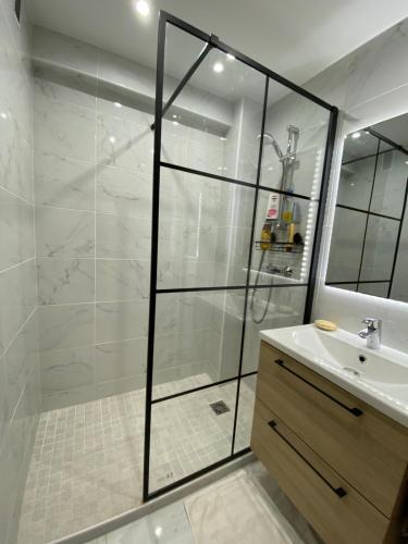 Photo de la galerie de l'établissement 3 pièces près des plages de Juan avec parking, à Juan-les-Pins