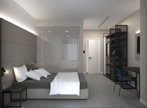 A bed or beds in a room at HVB 34 Lifestyle 4 Superior