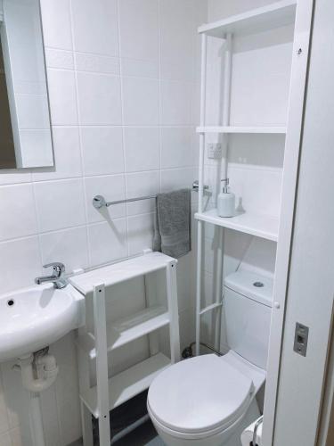 Un baño de The Bend Abode
