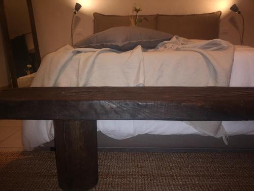 Letto o letti in una camera di B&b Villa Rosalia