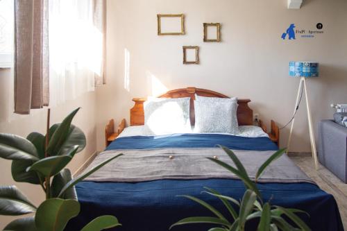 Posteľ alebo postele v izbe v ubytovaní FruPi-Apartmanok