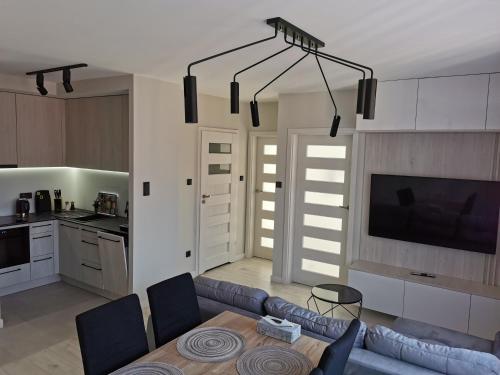 Dapur atau dapur kecil di Apartament Ryś