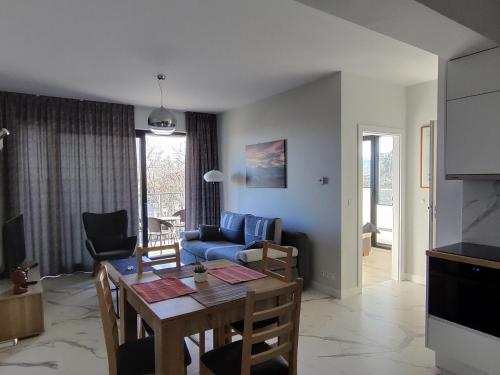 Ruang duduk di Apartament Kapitana Sea Wave