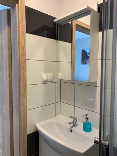 Ένα μπάνιο στο Domki i apartamenty "Nadmorska 27A"