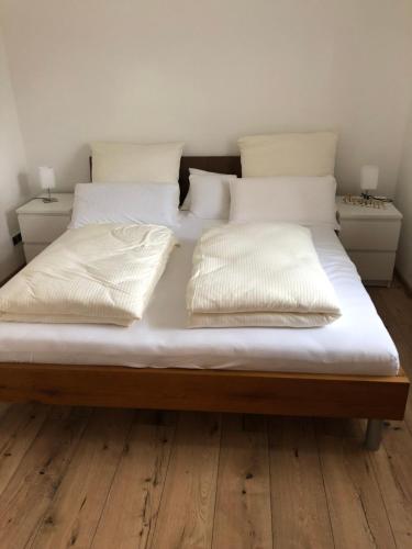 Postel nebo postele na pokoji v ubytování Haus Cornelia II