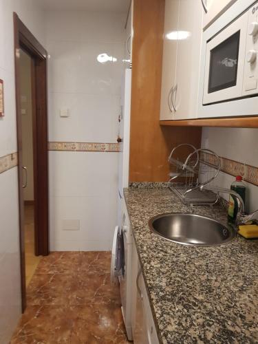 Dapur atau dapur kecil di Apartamento La Esperanza