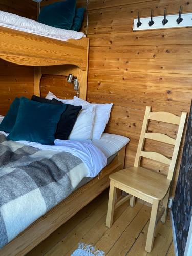 Postel nebo postele na pokoji v ubytování Joängets Fjällgård