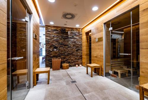 Koupelna v ubytování Grandhotel Tatra