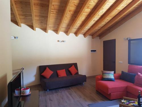 Posezení v ubytování Casa Hoya Grande