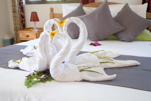 Ένα ή περισσότερα κρεβάτια σε δωμάτιο στο Hyde-Tide Guesthouse
