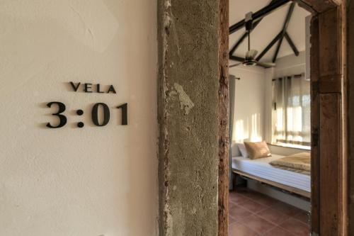 Velawarin Hotelにあるベッド