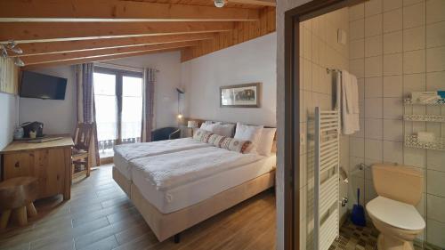 Postel nebo postele na pokoji v ubytování Le Chamois